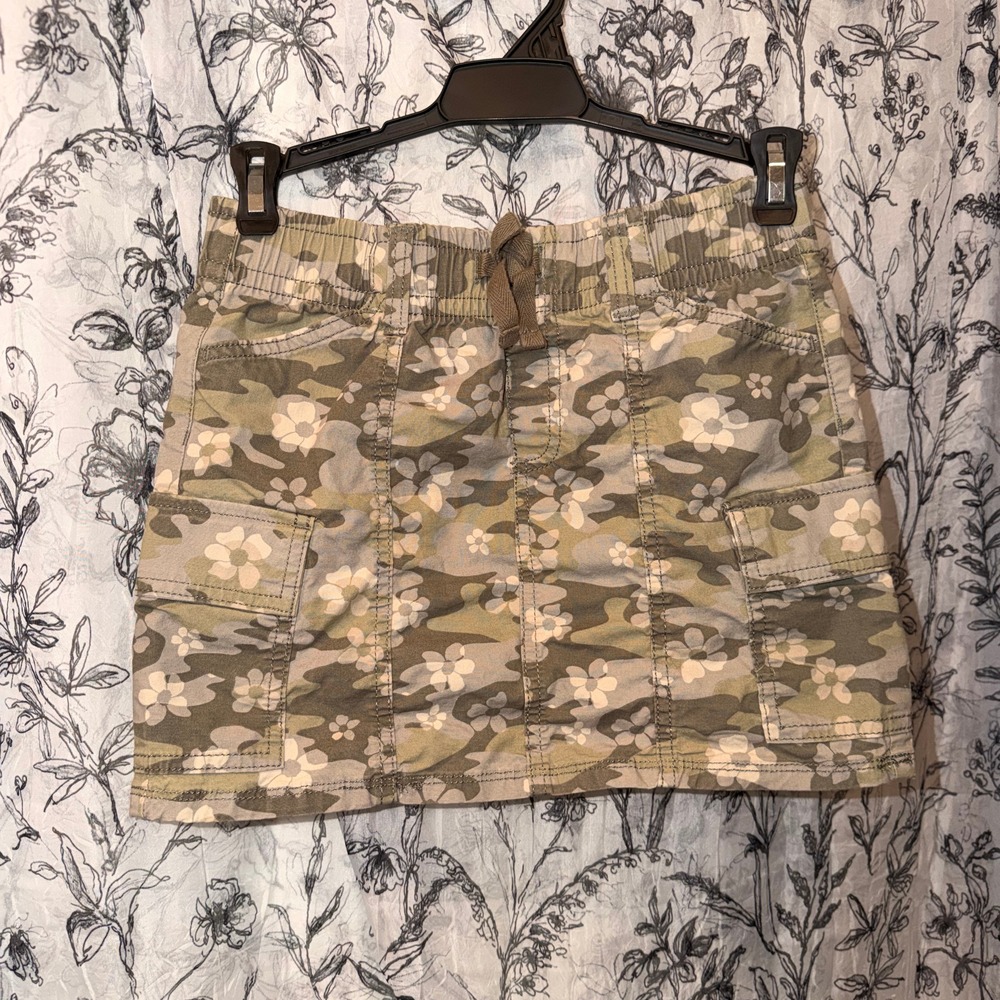 SO Girls Camo Cargo Skirt